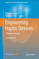 Engineering Haptic Devices A Beginner's Guide /