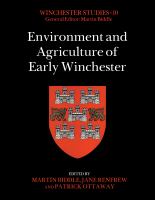 Environment and agriculture of early Winchester