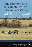 Environment and sustainability in a globalizing world