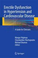 Erectile Dysfunction in Hypertension and Cardiovascular Disease A Guide for Clinicians /