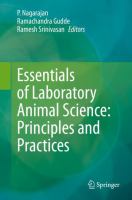 Essentials of Laboratory Animal Science: Principles and Practices