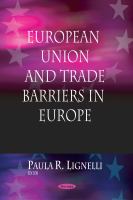 European Union and trade barriers in Europe