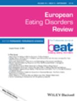 European eating disorders review the journal of the Eating Disorders Association.