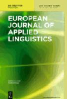 European journal of applied linguistics