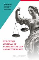 European journal of comparative law and governance