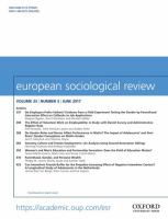 European sociological review