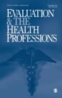 Evaluation & the health professions