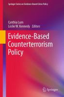 Evidence-based counterterrorism policy