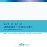 Evolution in dispute resolution from adjudication to ADR? /