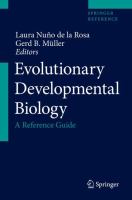 Evolutionary Developmental Biology A Reference Guide /