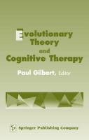 Evolutionary theory and cognitive therapy