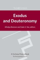 Exodus and Deuteronomy /