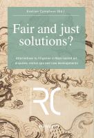 Fair and just solutions? alternatives to litigation in Nazi-looted art disputes : status quo and new developments /