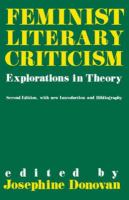 Feminist literary criticism : explorations in theory /