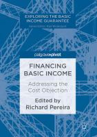 Financing Basic Income Addressing the Cost Objection /