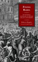 Fixing Babel an historical anthology of applied lexicography /