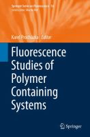 Fluorescence Studies of Polymer Containing Systems