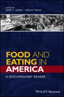 Food and eating in America a documentary reader /