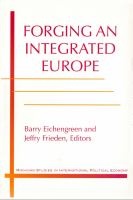 Forging an integrated Europe