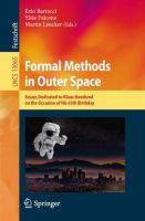 Formal Methods in Outer Space Essays Dedicated to Klaus Havelund on the Occasion of His 65th Birthday /