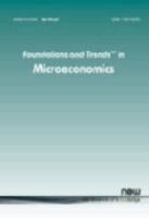 Foundations and trends in microeconomics