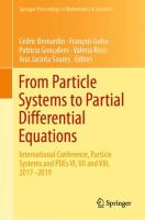 From Particle Systems to Partial Differential Equations International Conference, Particle Systems and PDEs VI, VII and VIII, 2017-2019 /