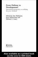 From defense to development? international perspectives on realizing the peace dividend /