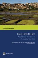 From farm to firm rural-urban transition in developing countries /