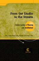 From the studio to the streets service-learning in planning and architecture /