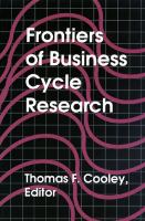 Frontiers of business cycle research /