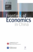 Frontiers of economics in China selected publications from Chinese universities.