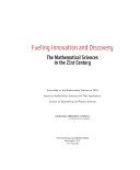 Fueling innovation and discovery the mathematical sciences in the 21st century /