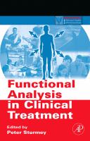 Functional analysis in clinical treatment