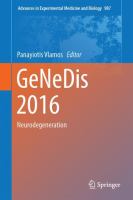 GeNeDis 2016 Genetics and Neurodegeneration /