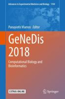 GeNeDis 2018 Computational Biology and Bioinformatics /