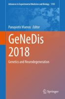 GeNeDis 2018 Genetics and Neurodegeneration /