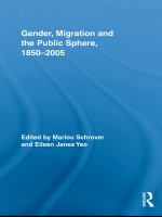 Gender, migration, and the public sphere, 1850-2005