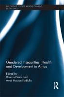 Gendered insecurities, health and development in Africa