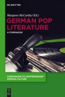 German pop literature a companion /