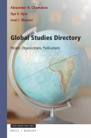 Global studies directory people, organizations, publications /