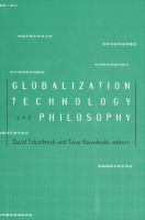 Globalization, technology, and philosophy /