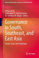 Governance in South, Southeast, and East Asia Trends, Issues and Challenges /