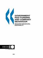 Government R&D funding and company behaviour measuring behavioural additionality.