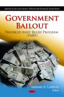 Government bailout Troubled Asset Relief Program (TARP) /