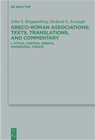 Greco-Roman associations texts, translations, and commentary /