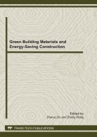 Green building materials and energy-saving construction selected, peer reviewed papers from the 2011 International Conference of Green Building Materials and Energy-saving Construction (GBMEC 2011) will be held on August 6, 2011 in Harbin, China /