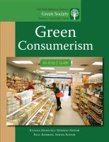 Green consumerism an A-to-Z guide /