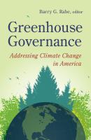 Greenhouse governance : addressing climate change in America /