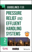 Guidelines for pressure relief and effluent handling systems