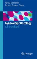 Gynecologic oncology a pocketbook /